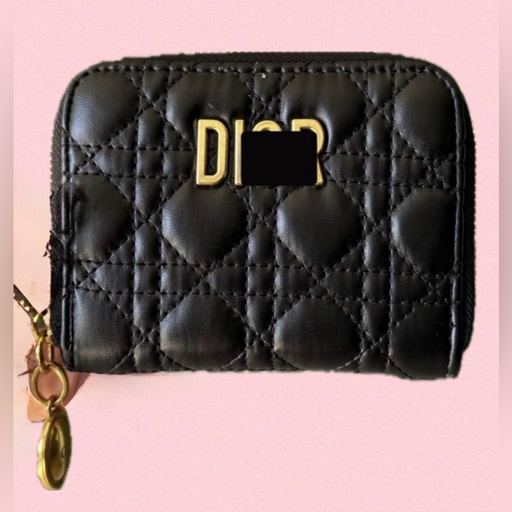 Black Quilted Wallet